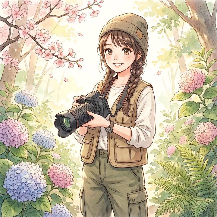 小欣奈植物摄影师王芳